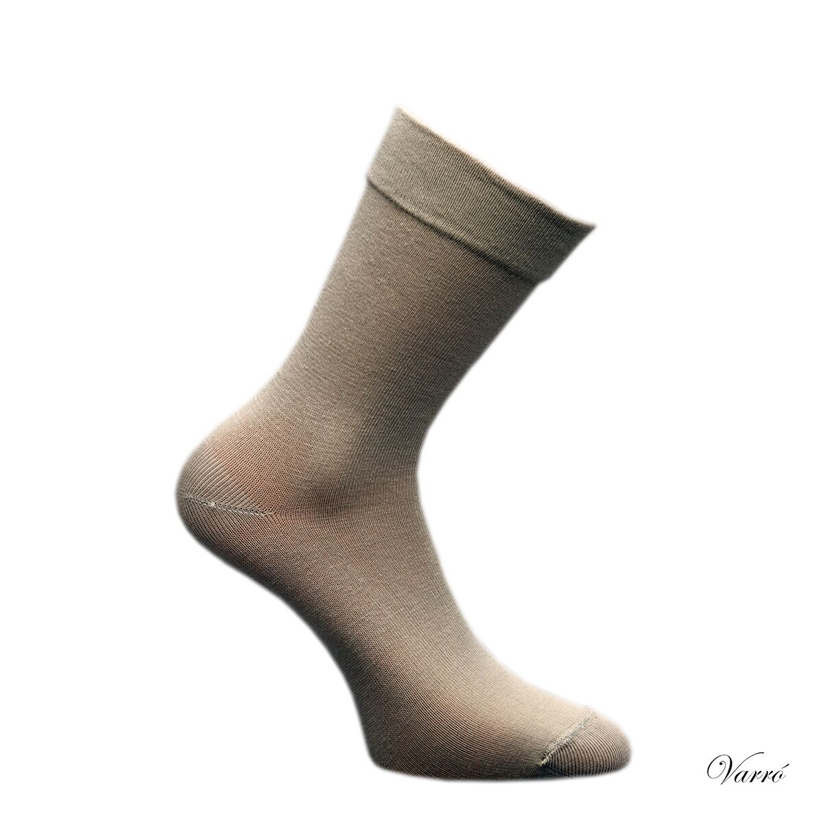 Varró gumi nélküli frottír (nagy méret) bokazokni - Image 4