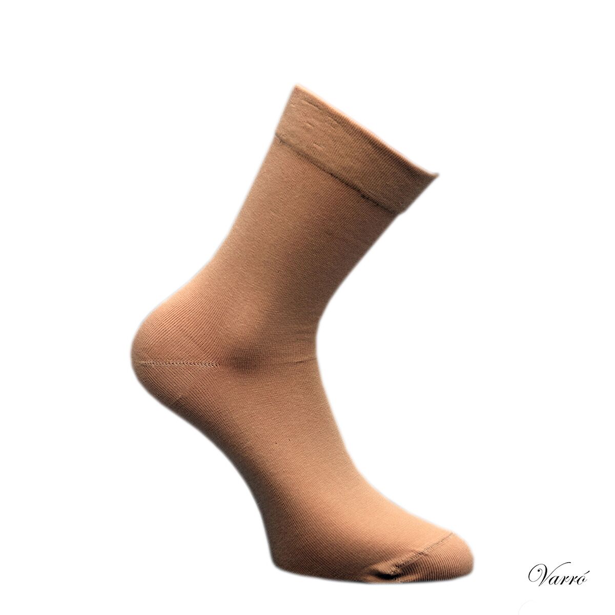 Varró gumi nélküli frottír (nagy méret) bokazokni - Image 2