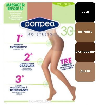 Pompea No Stress 30 denes női harisnyanadrág
